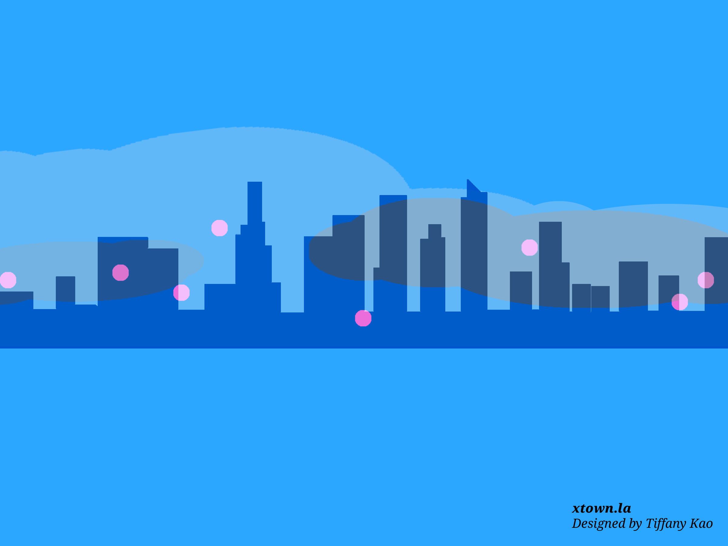 Gif of particulates in the air in the L.A. skyline