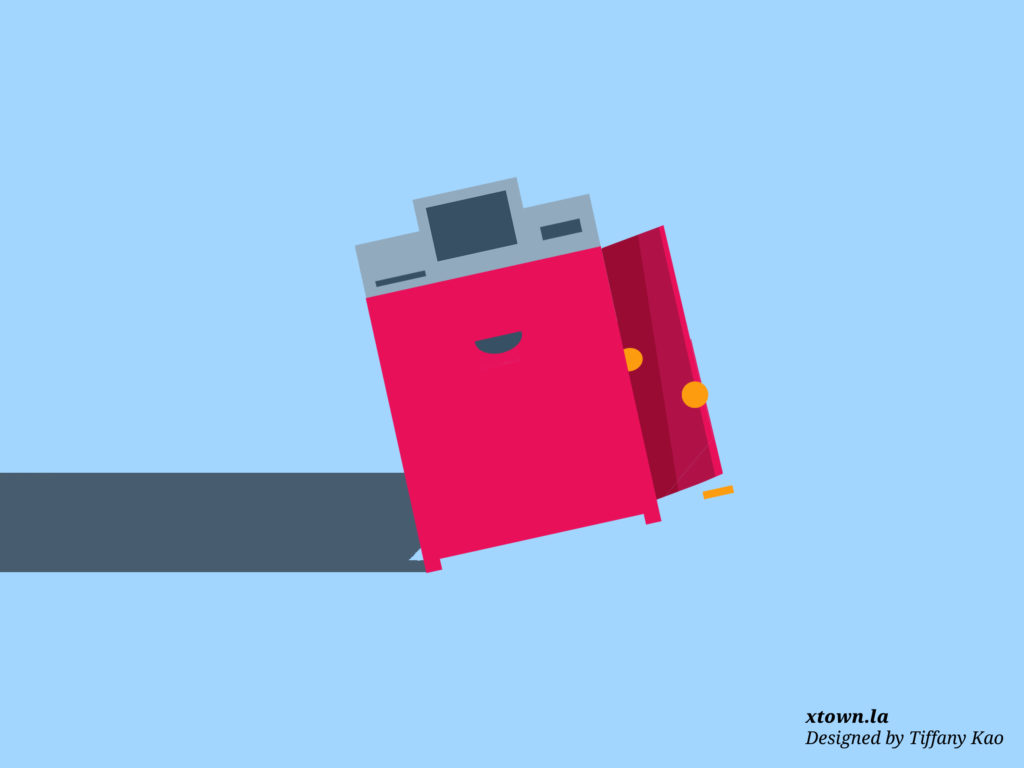 Illustration of a coin machine being broken into