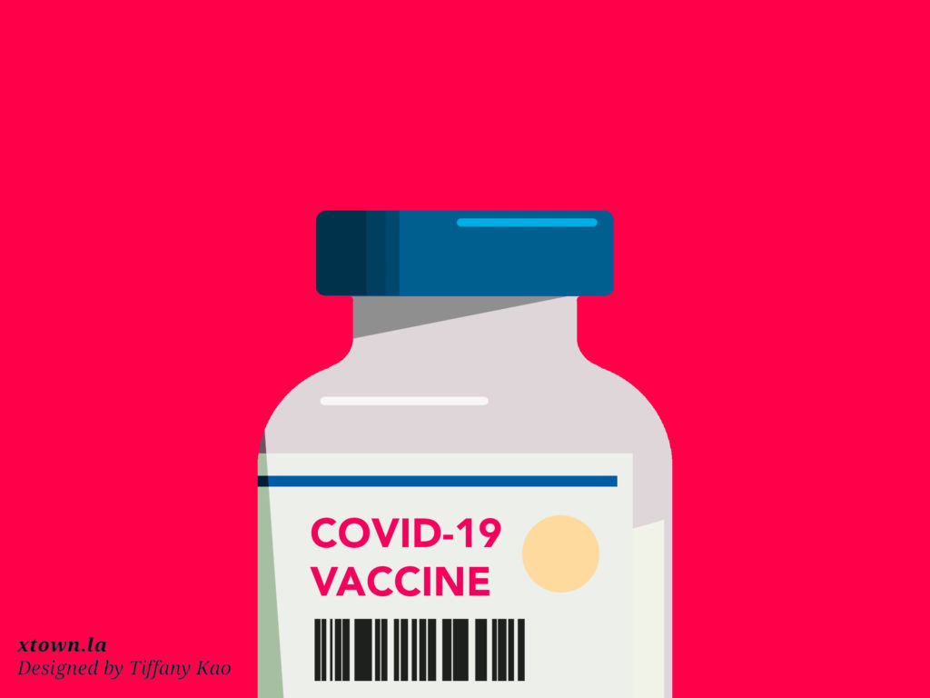 Illustration of a covid vaccine bottle