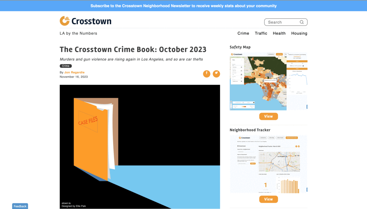 Crosstown Crime Book Mockup